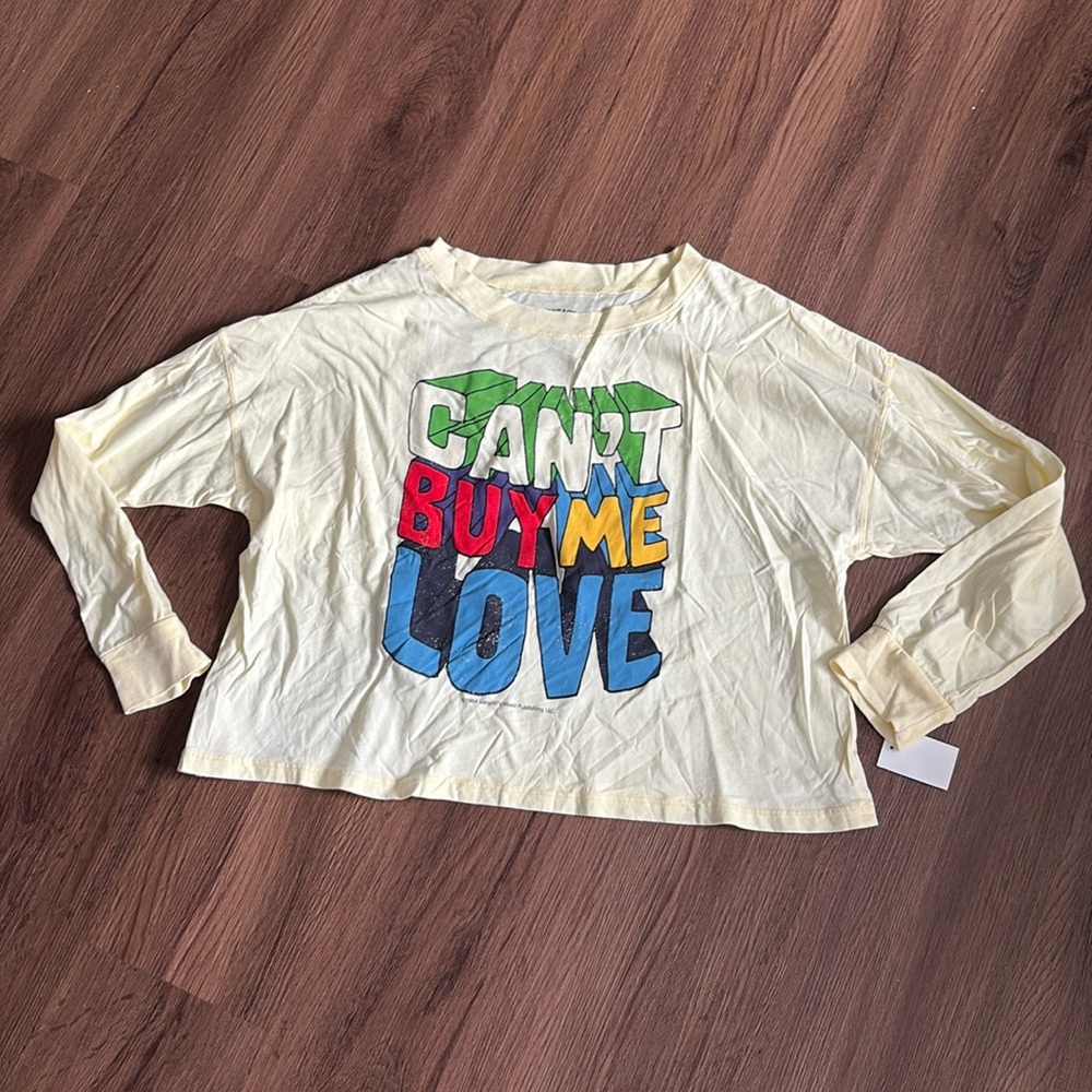 NWT Beatles Lyric Shirt